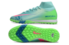 Carregar imagem no visualizador da galeria, Nike Air Zoom Superfly 10 Society Elite TF - Azul Verde
