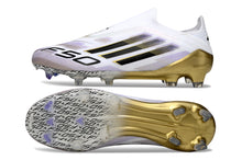 Carregar imagem no visualizador da galeria, Adidas F50 Elite Laceless FG - Branco Dourado
