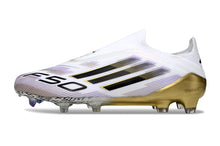 Carregar imagem no visualizador da galeria, Adidas F50 Elite Laceless FG - Branco Dourado
