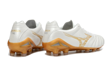 Carregar imagem no visualizador da galeria, Mizuno Morelia Neo IV FG - Branco Dourado
