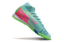 Carregar imagem no visualizador da galeria, Nike Air Zoom Superfly 10 Society Elite TF - Azul Verde
