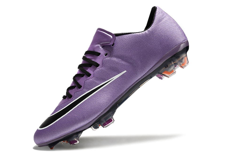 シューズ NIKE Mercurial Vapor 10 HG-V 27cm Chuteira Campo Nike Retrô Mercurial Vapor 10 FG Prata e Rosa
