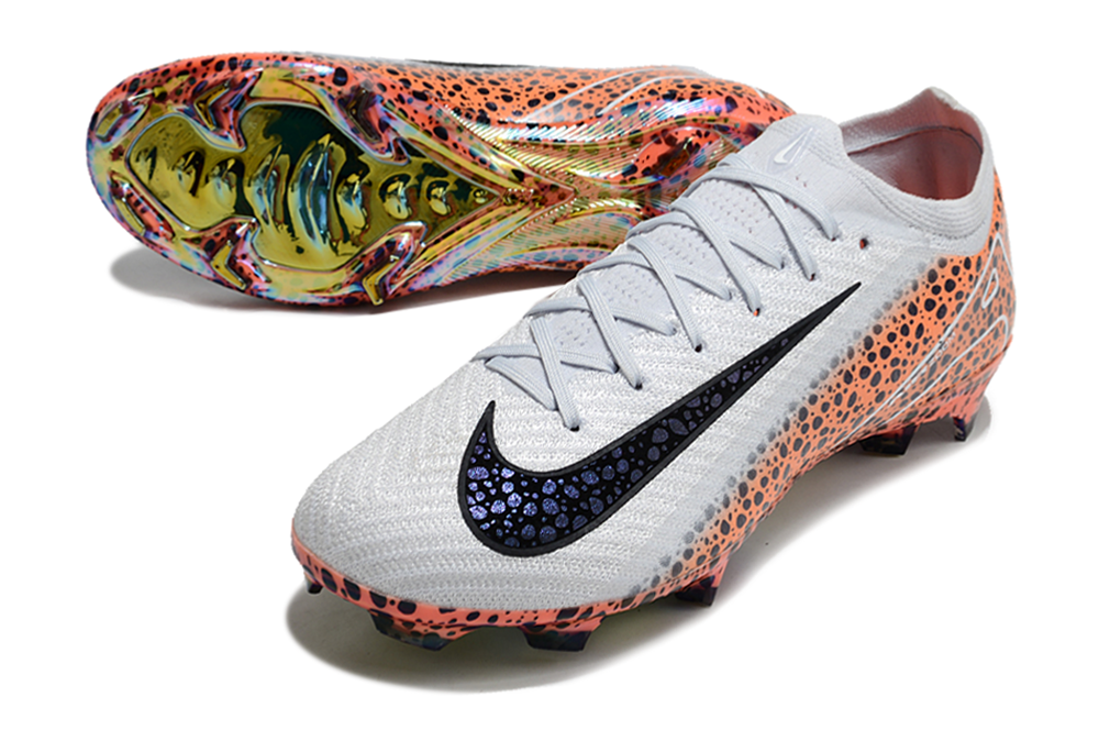 【新品未使用】NIKE ZM MERCURIALVAPOR16ELITEFG灰② Nike Air Zoom Mercurial Vapor 16 Elite FG - Cinza Laranja