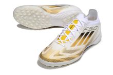 Carregar imagem no visualizador da galeria, Adidas F50 Elite Society TF - Branco Dourado
