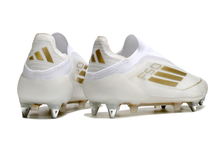Carregar imagem no visualizador da galeria, Adidas F50 Elite Laceless SG - Branco Dourado
