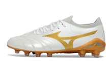 Carregar imagem no visualizador da galeria, Mizuno Morelia Neo IV Made In Japan FG - Branco Dourado
