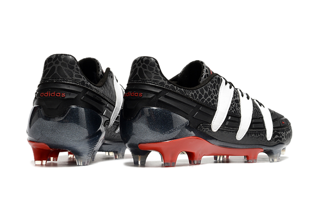 Adidas Predator Accelerator 94 FG - Preto Vermellho – Acstorechuteiras
