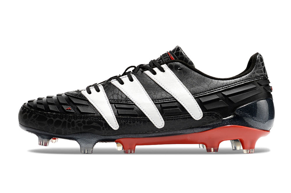Adidas Predator Accelerator 94 FG - Preto Vermellho – Acstorechuteiras