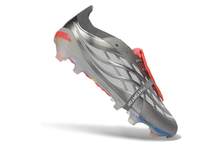 Carregar imagem no visualizador da galeria, Adidas Predator 26 Elite Tongue FG - Finishers Steel Prata
