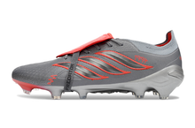 Carregar imagem no visualizador da galeria, Adidas Predator 26 Elite Tongue FG - Cinza Vermelho
