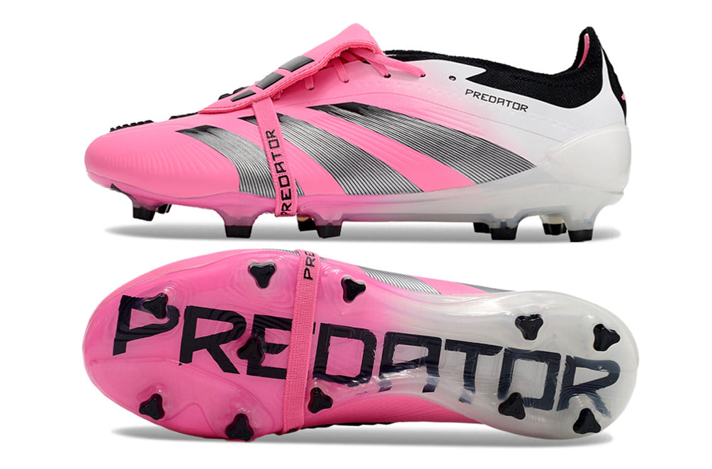 Adidas Predator Elite Tongue FG - Branco Rosa – Acstorechuteiras