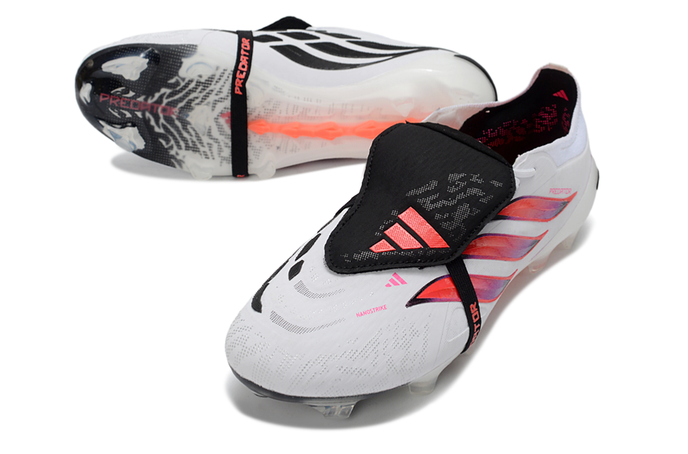 Adidas Predator 26 Elite Tongue FG - Branco Preto – Acstorechuteiras
