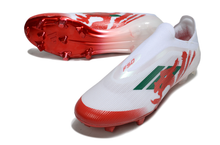 Carregar imagem no visualizador da galeria, Adidas F50 Elite Laceless FG - Branco Vermelho
