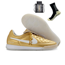 Carregar imagem no visualizador da galeria, Nike Tiempo Ronaldinho R10 Futsal - Dourado
