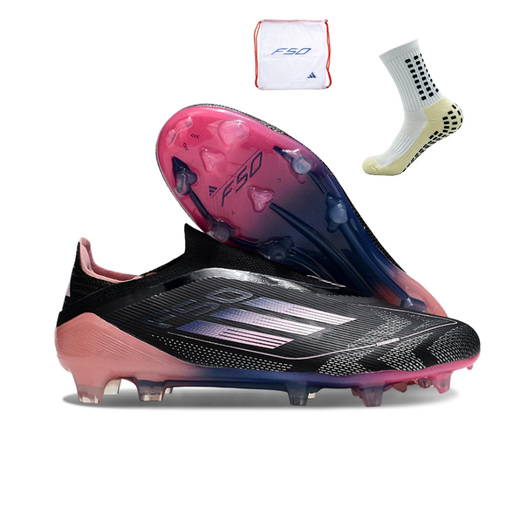 Adidas F50 Elite Laceless FG - Preto Rosa