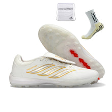 Carregar imagem no visualizador da galeria, Adidas Predator League 26 Society - Branco Dourado
