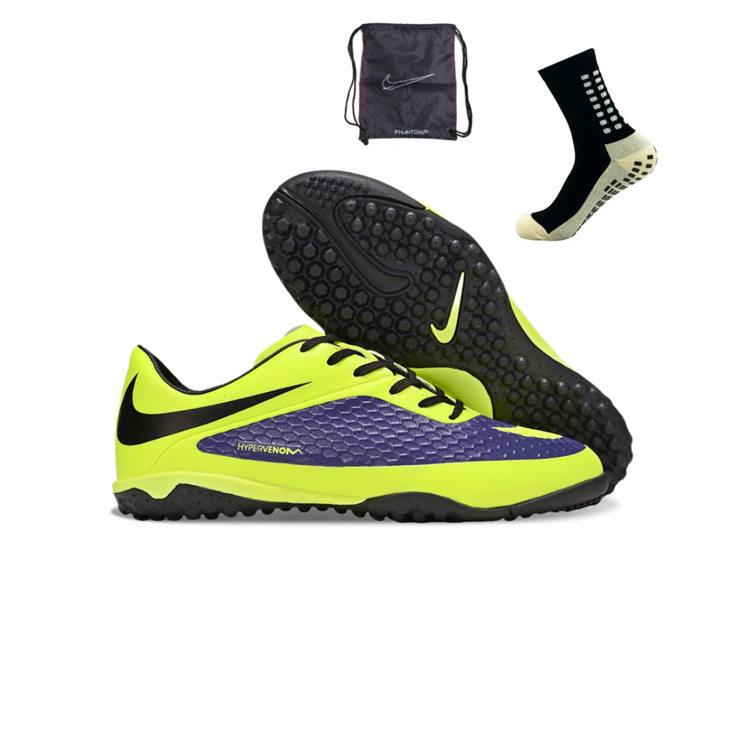 Nike Hypervenom Society TF - Amarelo Azul
