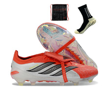 Carregar imagem no visualizador da galeria, Adidas Predator 26 Elite Tongue FG - Born For Goals Vermelho
