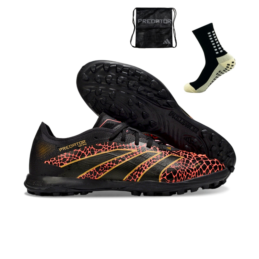 Adidas Predator 25 Elite Society - Preto Vermelho