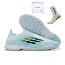 Carregar imagem no visualizador da galeria, Adidas F50 Elite Laceless Society - Azul Branco
