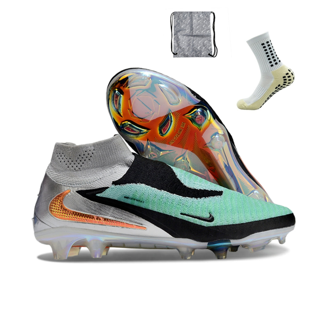 Nike Phantom 6 Elite High FG - Preto Azul