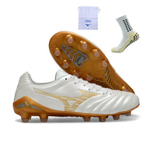Carregar imagem no visualizador da galeria, Mizuno Morelia Neo IV FG - Branco Dourado
