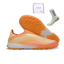 Carregar imagem no visualizador da galeria, Adidas F50 Elite Laceless Society - Messi Laranja
