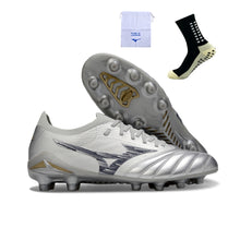 Carregar imagem no visualizador da galeria, Mizuno Morelia Neo IV Made In Japan FG - Prata
