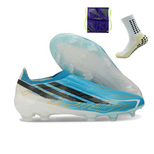 Carregar imagem no visualizador da galeria, Adidas F50 Elite Hyperfast Laceless FG - Azul
