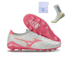 Carregar imagem no visualizador da galeria, Mizuno Morelia Neo IV Made In Japan FG - Branca Rosa
