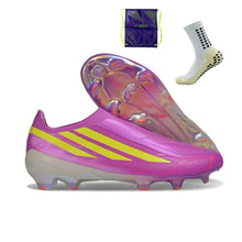 Carregar imagem no visualizador da galeria, Adidas F50 Elite Hyperfast Laceless FG - Roxo
