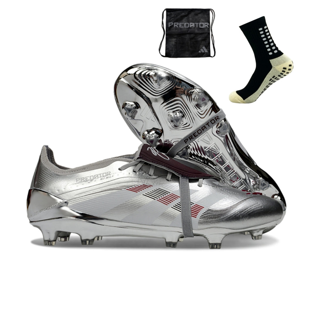Adidas Predator 25 Elite Tongue FG - Chrome Dream