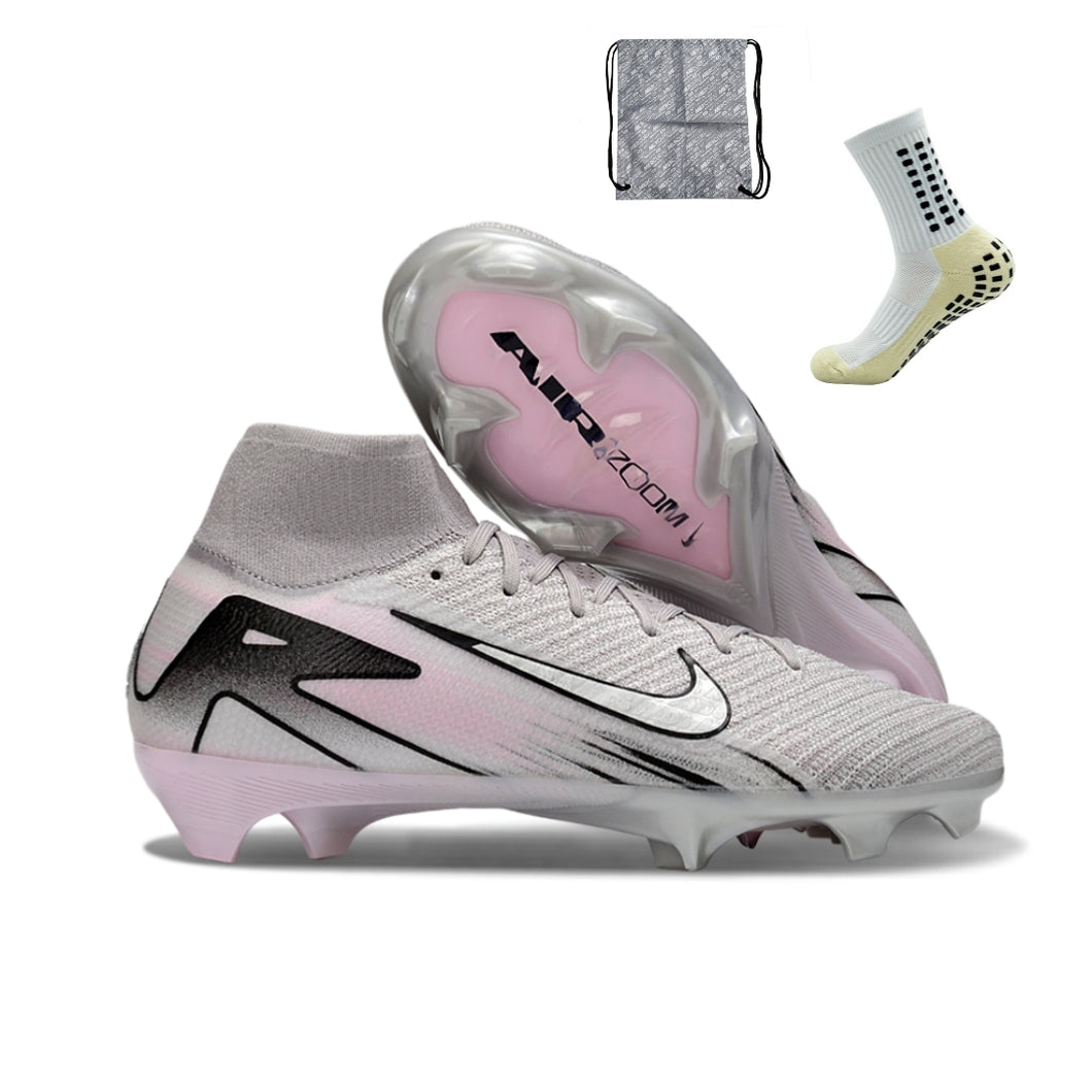Nike Air Zoom Superfly 10 Elite FG - Cinza Rosa