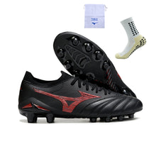 Carregar imagem no visualizador da galeria, Mizuno Morelia Neo IV Made In Japan FG - Preto Vermelho
