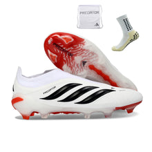 Carregar imagem no visualizador da galeria, Adidas Predator 26 Elite LL FG - Branco Vermelho
