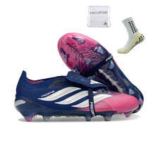 Carregar imagem no visualizador da galeria, Adidas Predator 26 Elite Tongue FG - Azul Rosa
