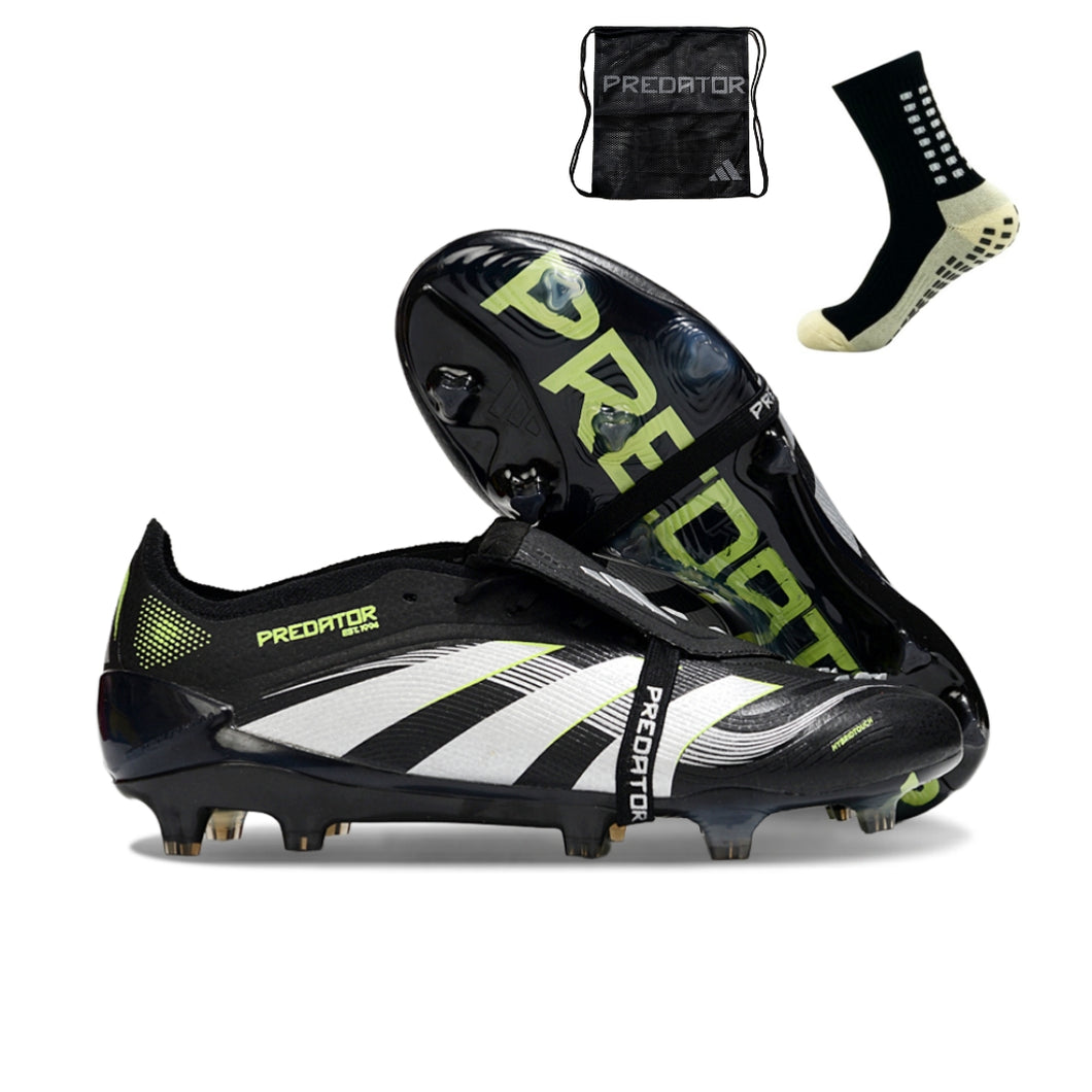 Adidas Predator 25 Elite Tongue FG - Preto Verde