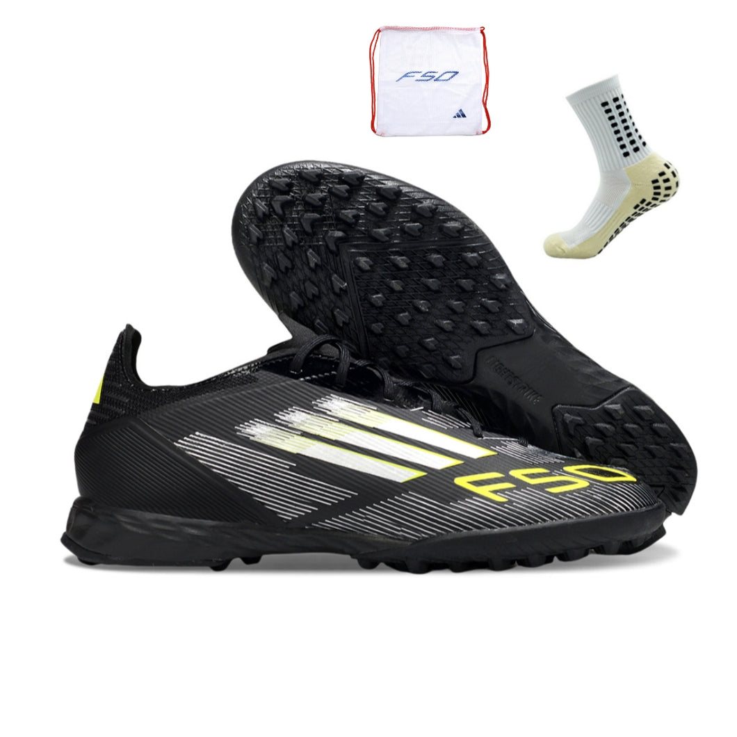 Adidas F50 Elite Society TF - Preto Verde