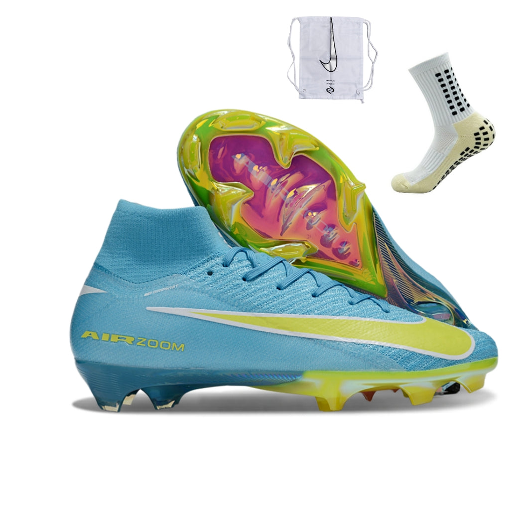 Nike Air Zoom Superfly 10 Elite FG - Azul Amarelo
