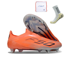 Carregar imagem no visualizador da galeria, Adidas F50 Elite Laceless SG - Laranja
