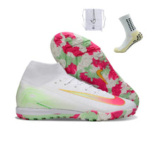 Carregar imagem no visualizador da galeria, Nike Air Zoom Superfly 10 Society Elite TF - Branco Rosa Verde
