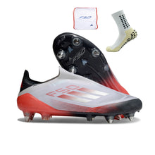 Carregar imagem no visualizador da galeria, Adidas F50 Elite Laceless SG - Branco Vermelho
