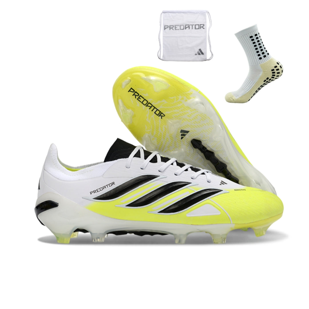 Adidas Predator 26 Elite FG - Branco Verde – Acstorechuteiras