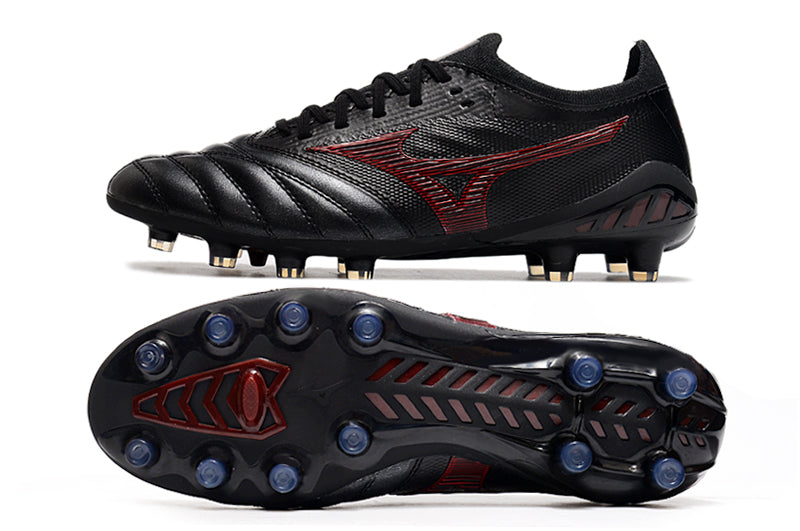 Mizuno Morelia Neo III FG - Preto Vermelho – Acstorechuteiras