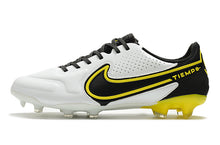 Carregar imagem no visualizador da galeria, Nike Tiempo Legend 9 Elite FG Preto Branco Amarelo
