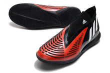 Carregar imagem no visualizador da galeria, Adidas Predator Edge + Futsal - Preto/Vermelho
