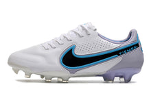 Carregar imagem no visualizador da galeria, Nike Tiempo Legend 9 Elite FG - Branco Azul
