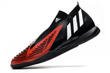 Carregar imagem no visualizador da galeria, Adidas Predator Edge + Futsal - Preto/Vermelho
