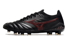 Carregar imagem no visualizador da galeria, Mizuno Morelia Neo III FG - Preto Vermelho
