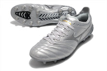 Carregar imagem no visualizador da galeria, Mizuno Morelia Neo III Pro FG - Prata
